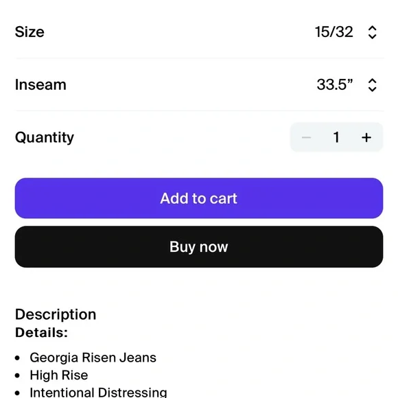 Risen boutique jeans - Picture 5 of 5